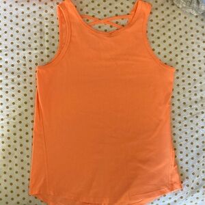 DSG Girls size Medium 10-12 orange tank top
